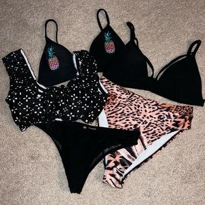 Hollister MissGuided Forever21 Bathing Suit Bundle Size S